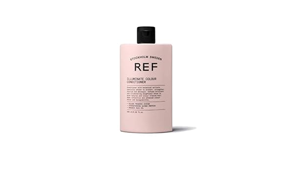 REF Illuminate Colour Conditioner silky-hair image suggests effortless manageability after use