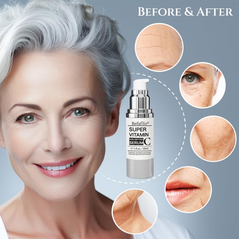 Refaflio serum texture closeup showing lightweight, quick-absorbing consistency.