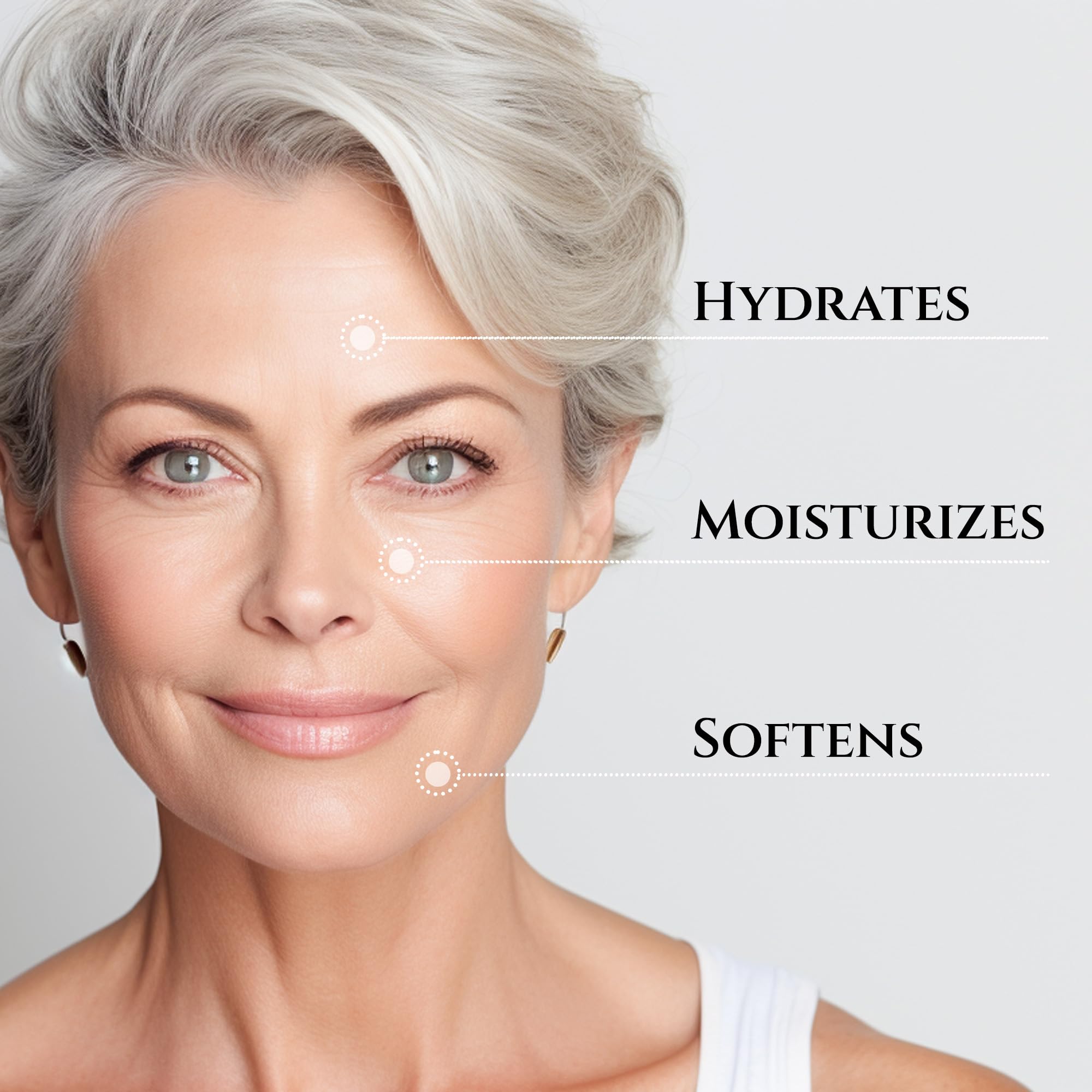 Close-up of Refaflio serum texture highlighting lightweight finish