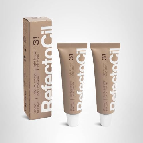 RefectoCil 3.1 Light Brown color-mixing application for customized tones.