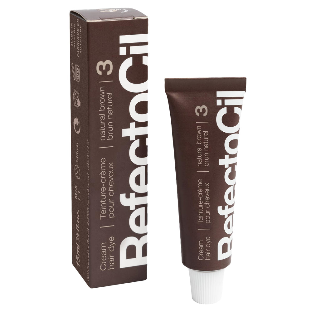 RefectoCil Light Brown tube for subtle shade lift and warmth