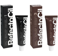 RefectoCil No.1 Pure Black tube for clean, bold color application.
