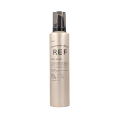 Reference Ref 345 Fiber Mousse bottle showing creamy texture for lightweight volumizing hold.