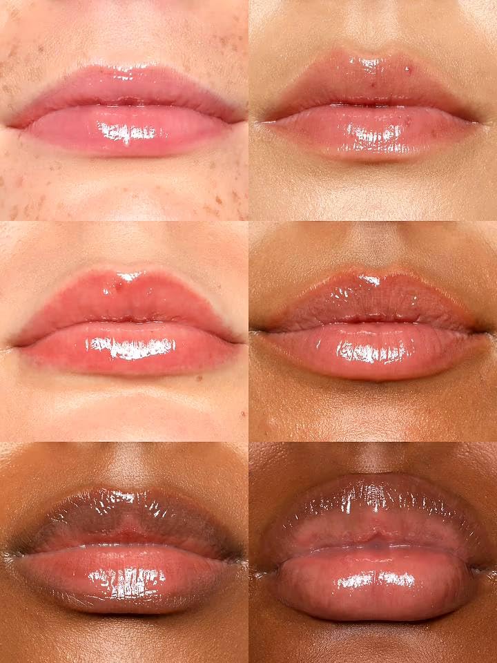 REFY Lip Gloss Blush packaging closeup highlights clean, cruelty-free beauty for sensitive lips