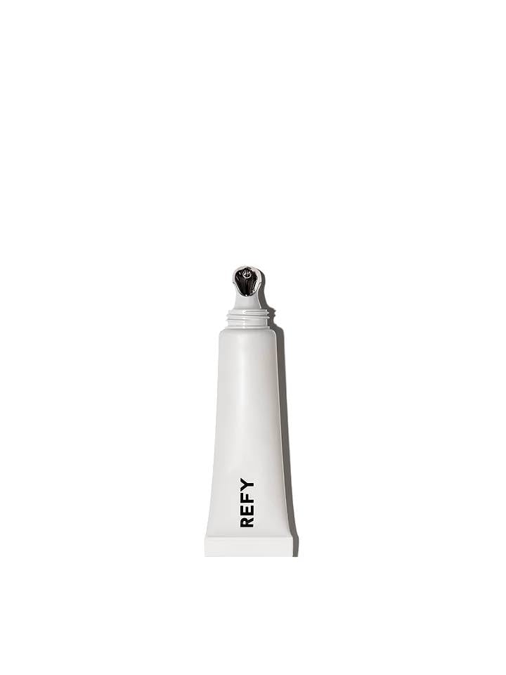REFY Lip Gloss Blush tube application delivering a smooth, glossy finish
