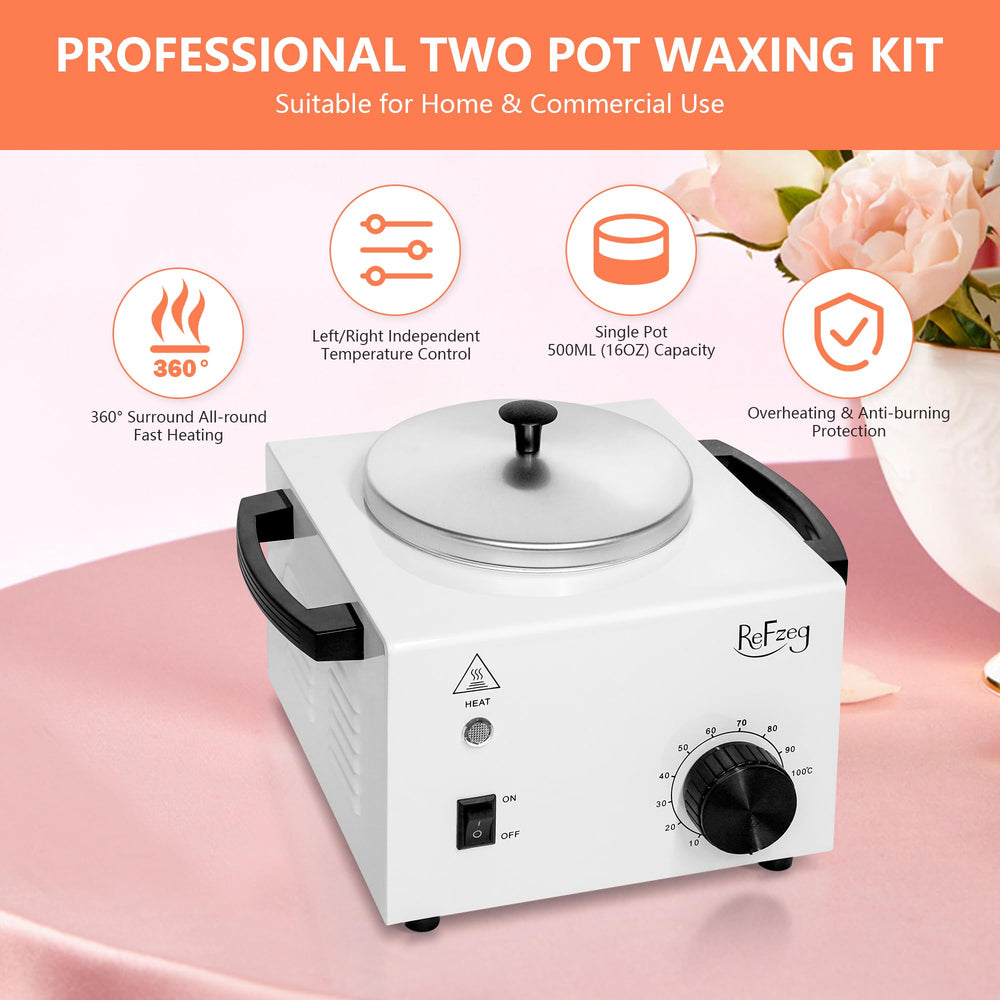 ReFzeg stainless steel body emphasizes durability and easy cleaning