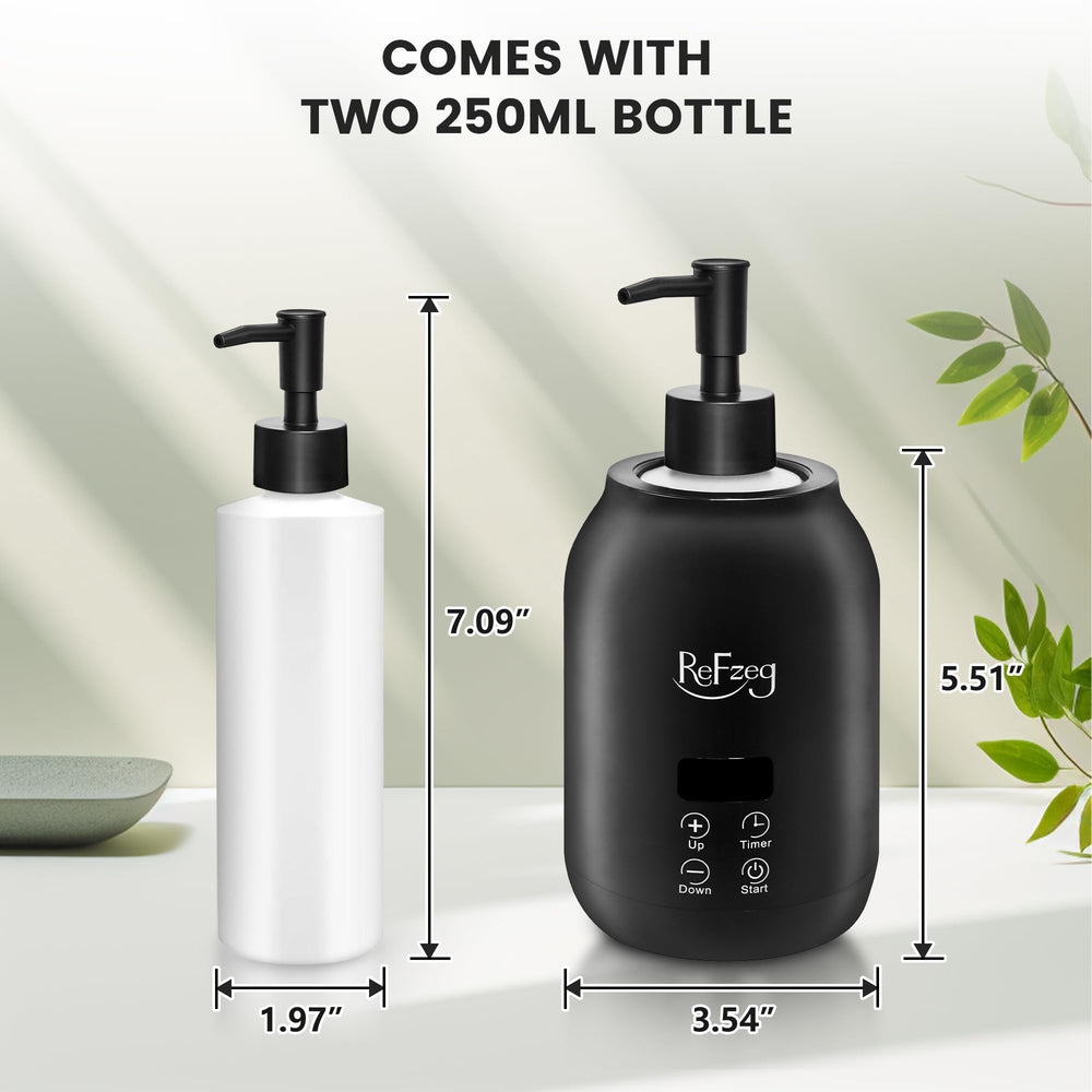 ReFzeg two bottles included for streamlined oil preparation.