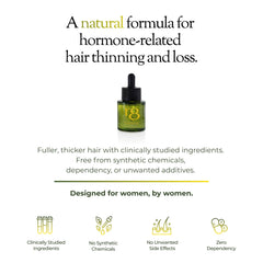 Regener8 hair oil drops close-up for precise scalp support application