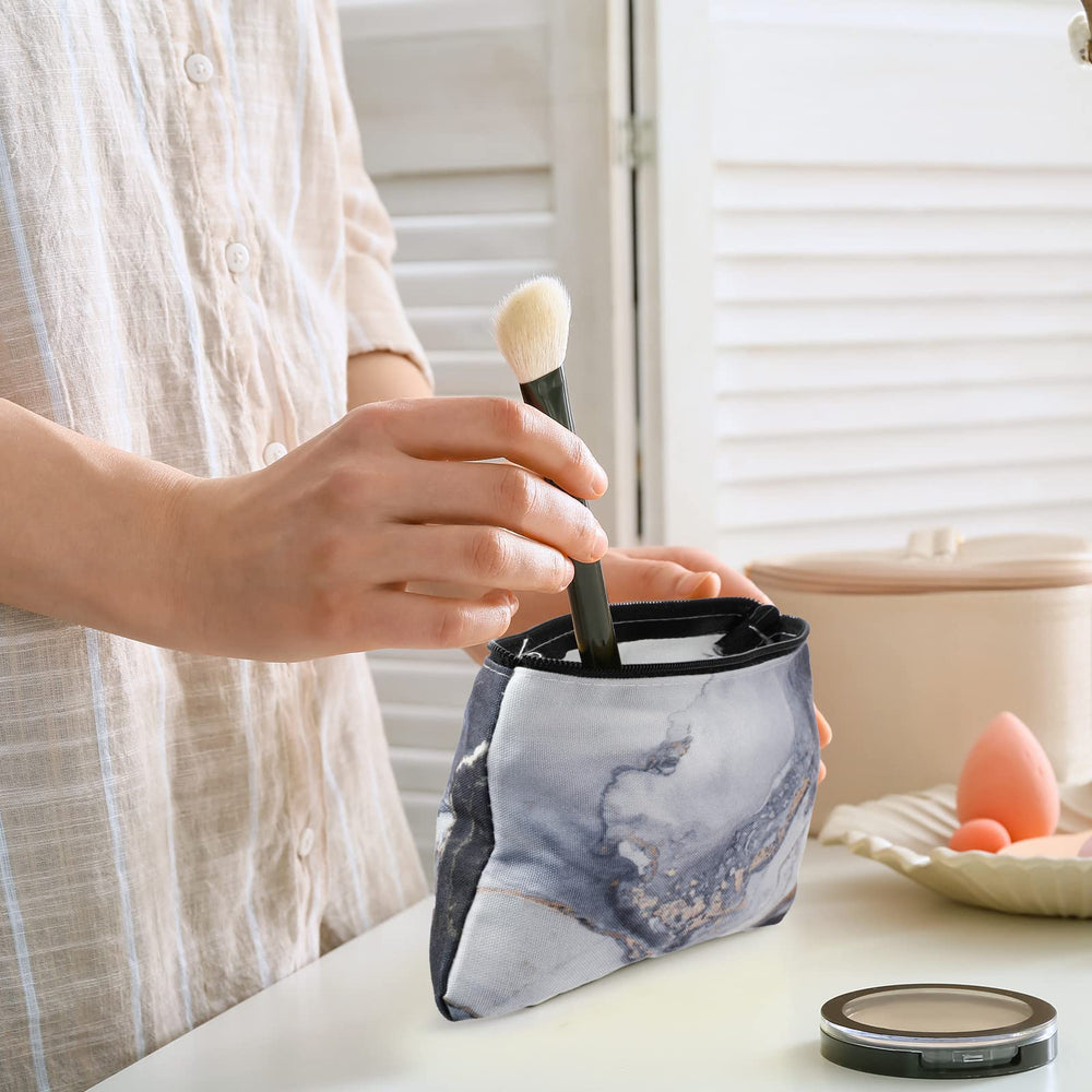 Reginary marble makeup bag set 5 compact organizers for gift-ready presentation.