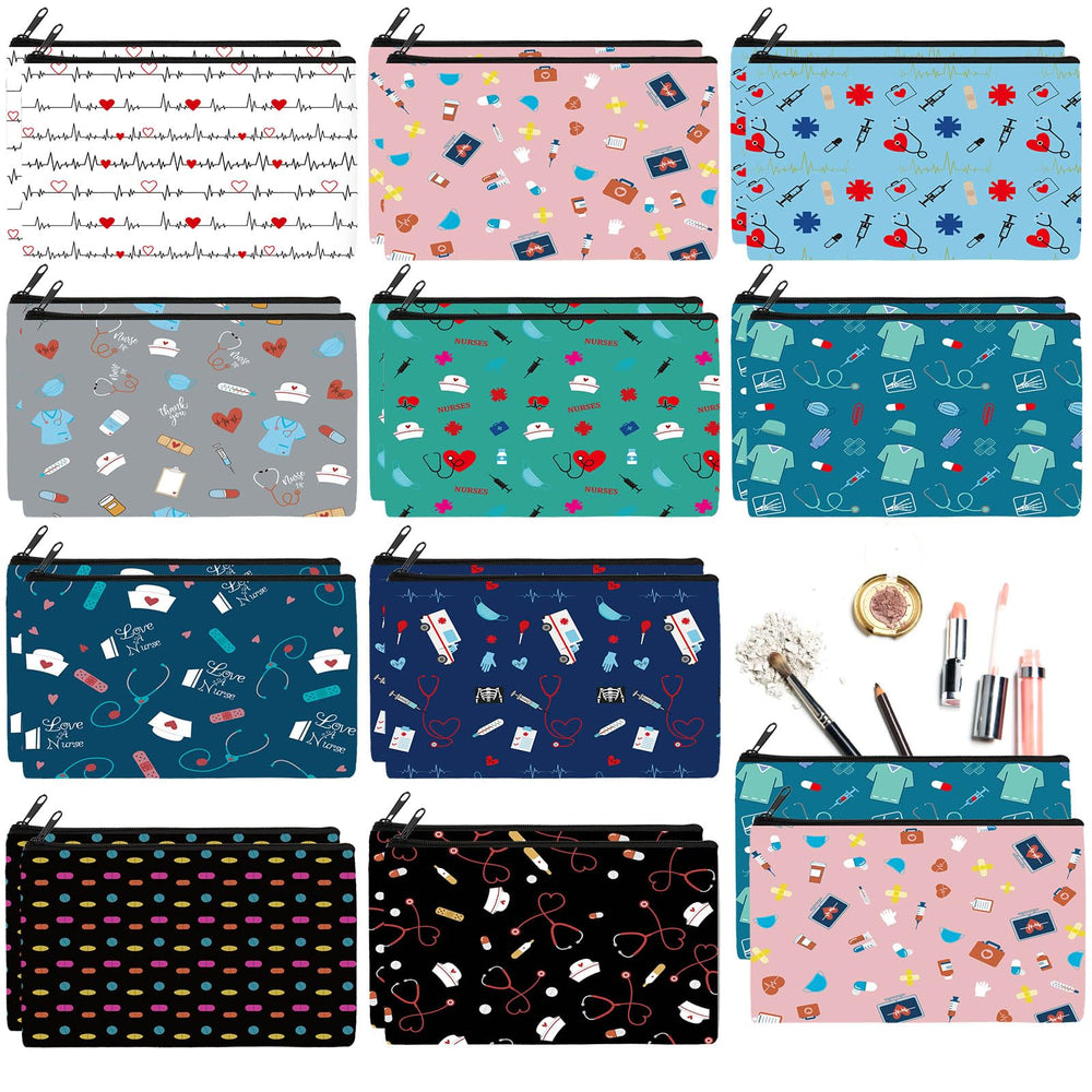Reginary nurse cosmetic bag Pattern 01 for travel and daily organization