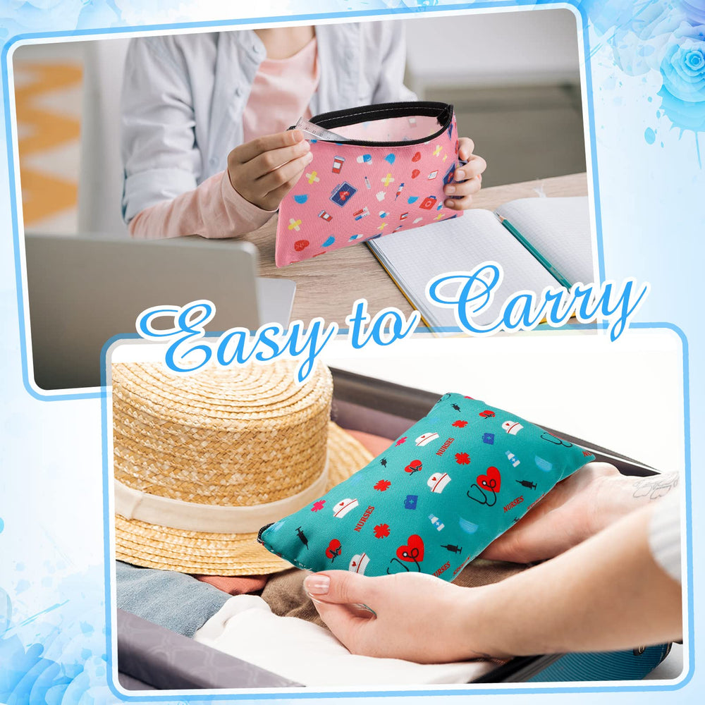 Reginary nurse cosmetic bag Pattern 04 colorful patterns for gift giving
