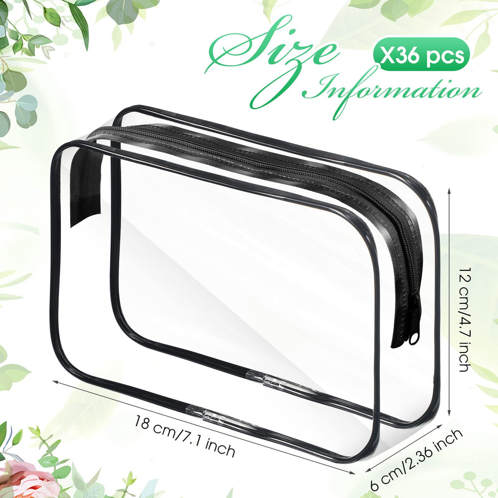 Reginary transparent travel organizer bag interior view highlights quick content identification.