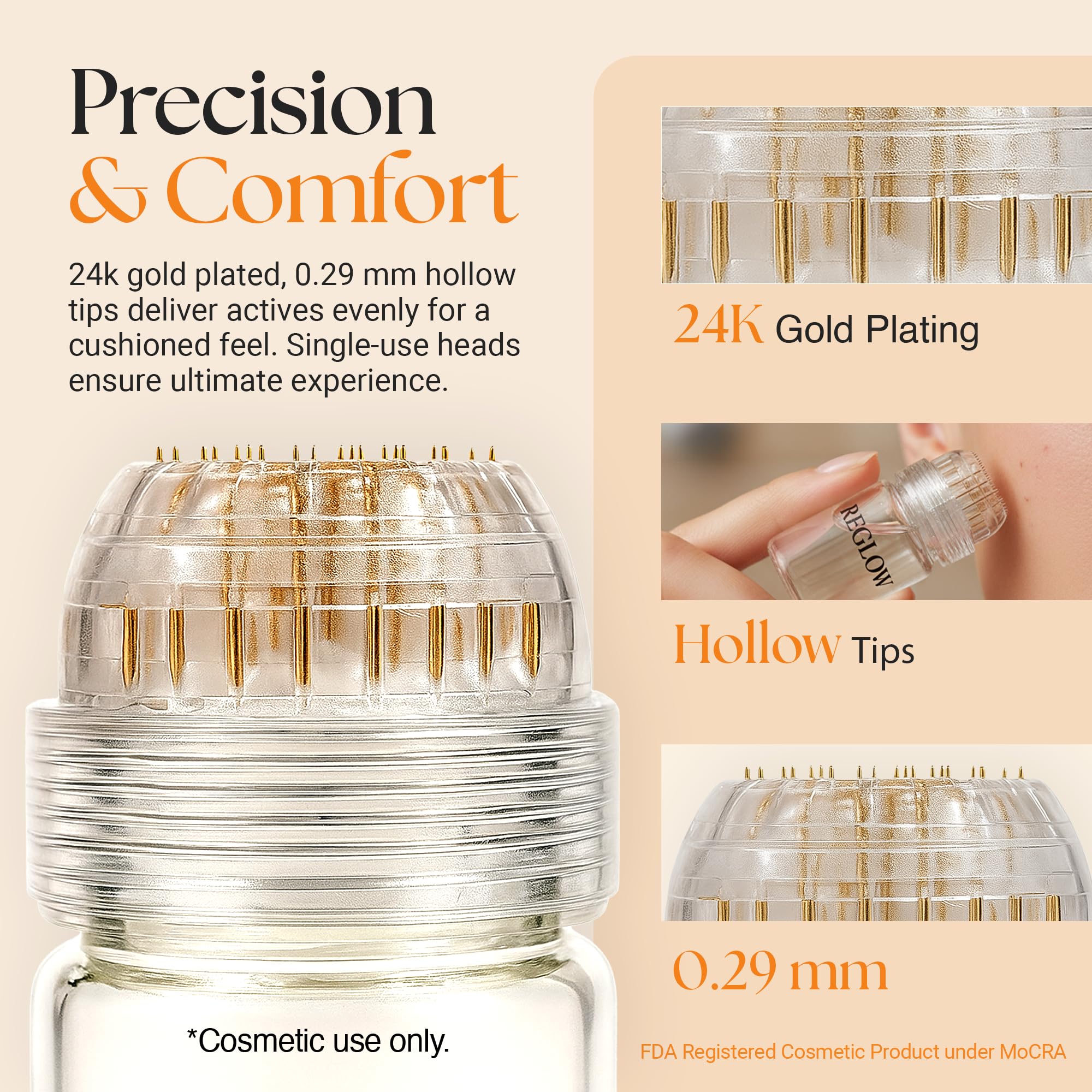 ReGlow complete at-home skincare ritual setup with Micro Infusion System.