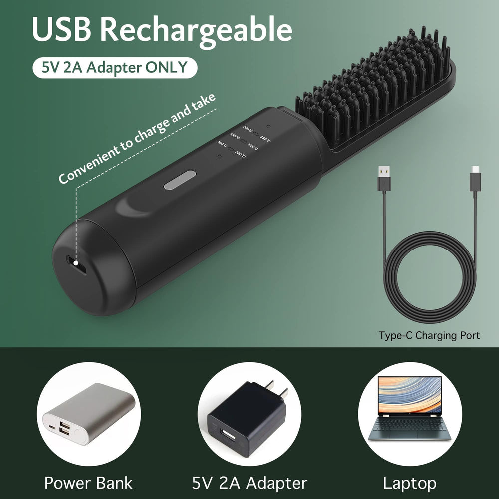 REHOYO 4000mAh battery powering cordless beard styling sessions