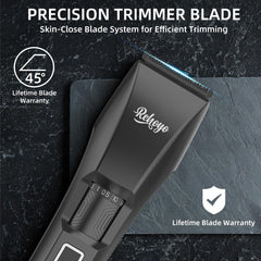 REHOYO BeardFix LED display shows battery and setting at a glance
