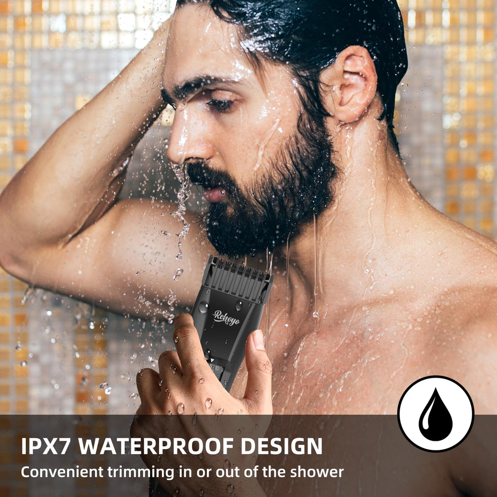 REHOYO BeardFix Type-C charging enables fast cordless grooming