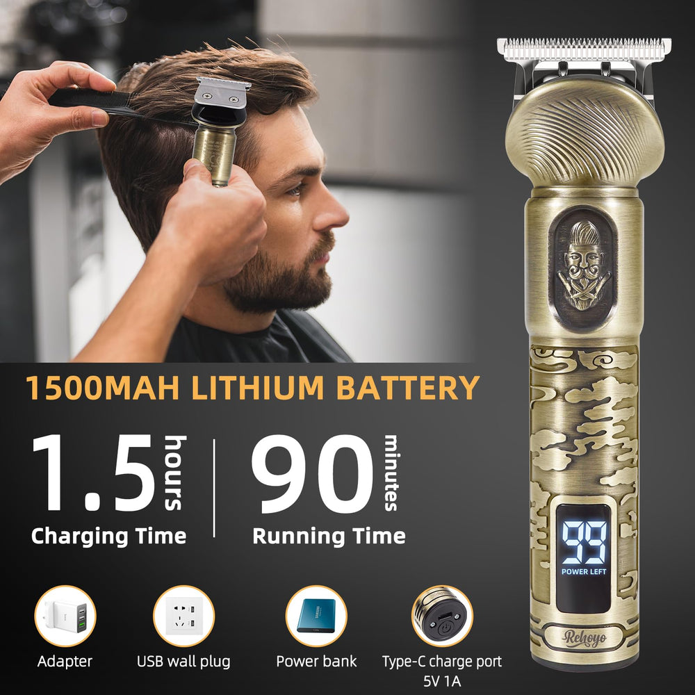 REHOYO precision trimmer for moustache and edges.