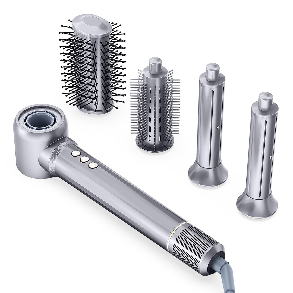 Reitow 5in1 blow dryer brush nozzle fast-drying with controlled heat for sleek hair.