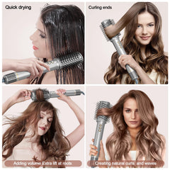 Reitow smoothing detangling brush helps reduce frizz and tangle-free styling.