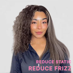 Reitow infrared function protects cuticle and helps tame frizz for silky looks.