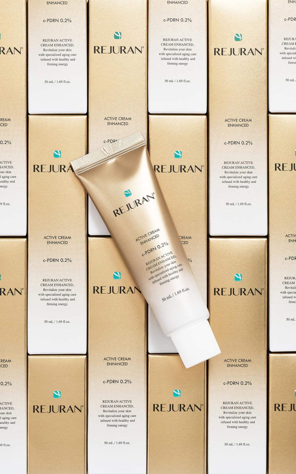 REJURAN Active Cream Enhanced usage after cleansing for hydration.