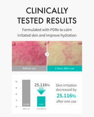 REJURAN Moisture Treatment Mask applied on the face delivering instant hydration.