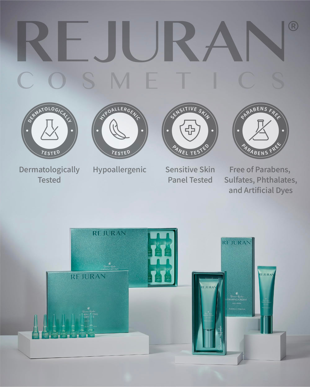 REJURAN Recover c-PDRN ampoule packaging-front highlights premium skincare.