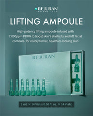 REJURAN Recover c-PDRN ampoule pour demonstrates swift absorption for smoother skin.