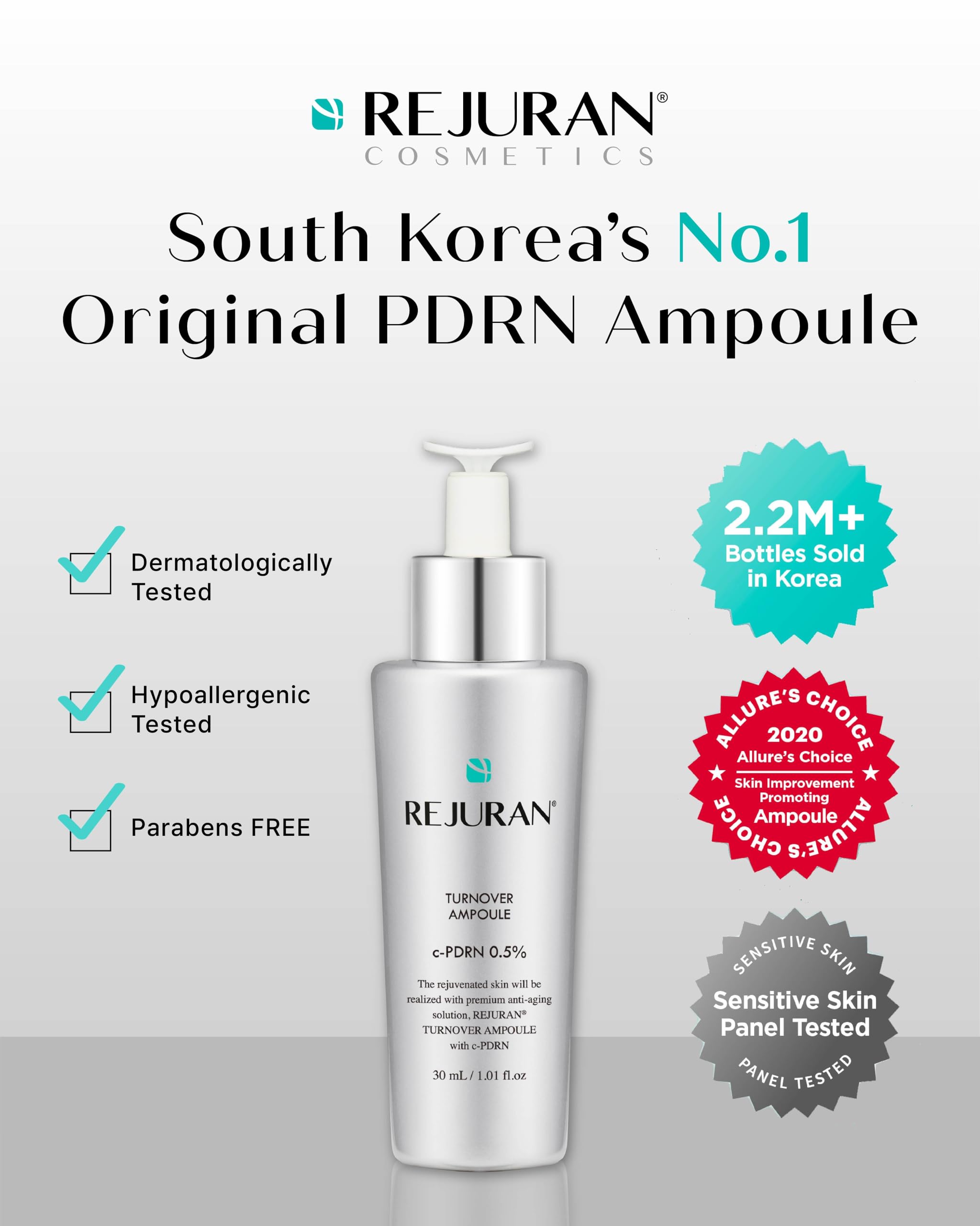 REJURAN Turnover Ampoule dispensing pump for precise application