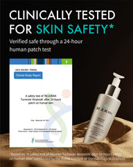 REJURAN Turnover Ampoule in hand during skincare routine