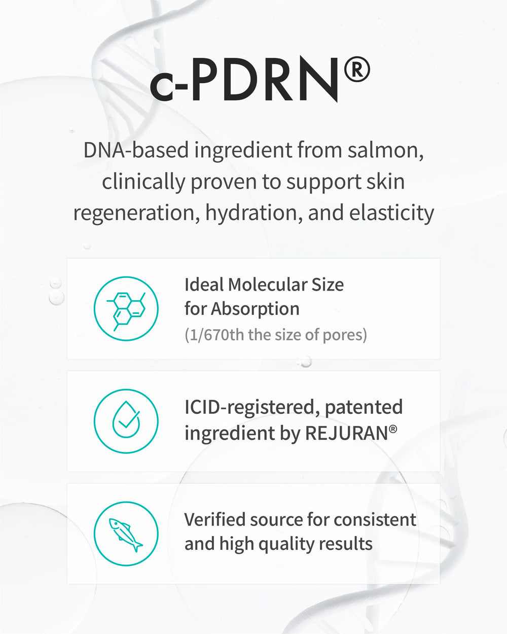 REJURAN Turnover Ampoule featured in Korean skincare science context