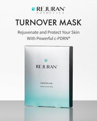 REJURAN Turnover Mask c-PDRN serum detail emphasizes active ingredients for skin vitality