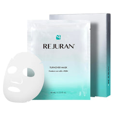 REJURAN Turnover Mask packaging showcases premium Korean skincare experience for nourishing routines