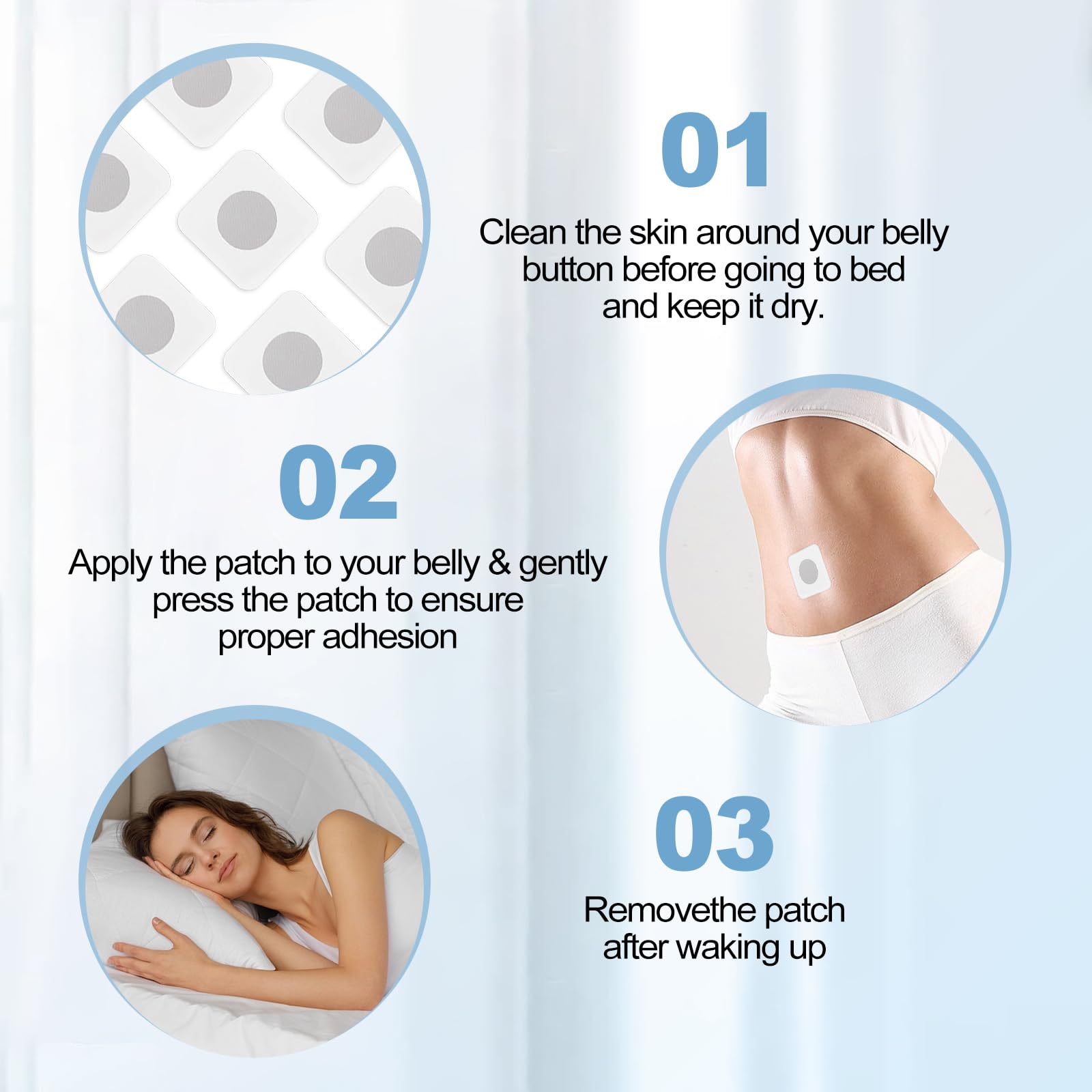 RejuvaCare Ozempatch fabric close-up highlights ultra-soft, hypoallergenic material for sensitive skin.