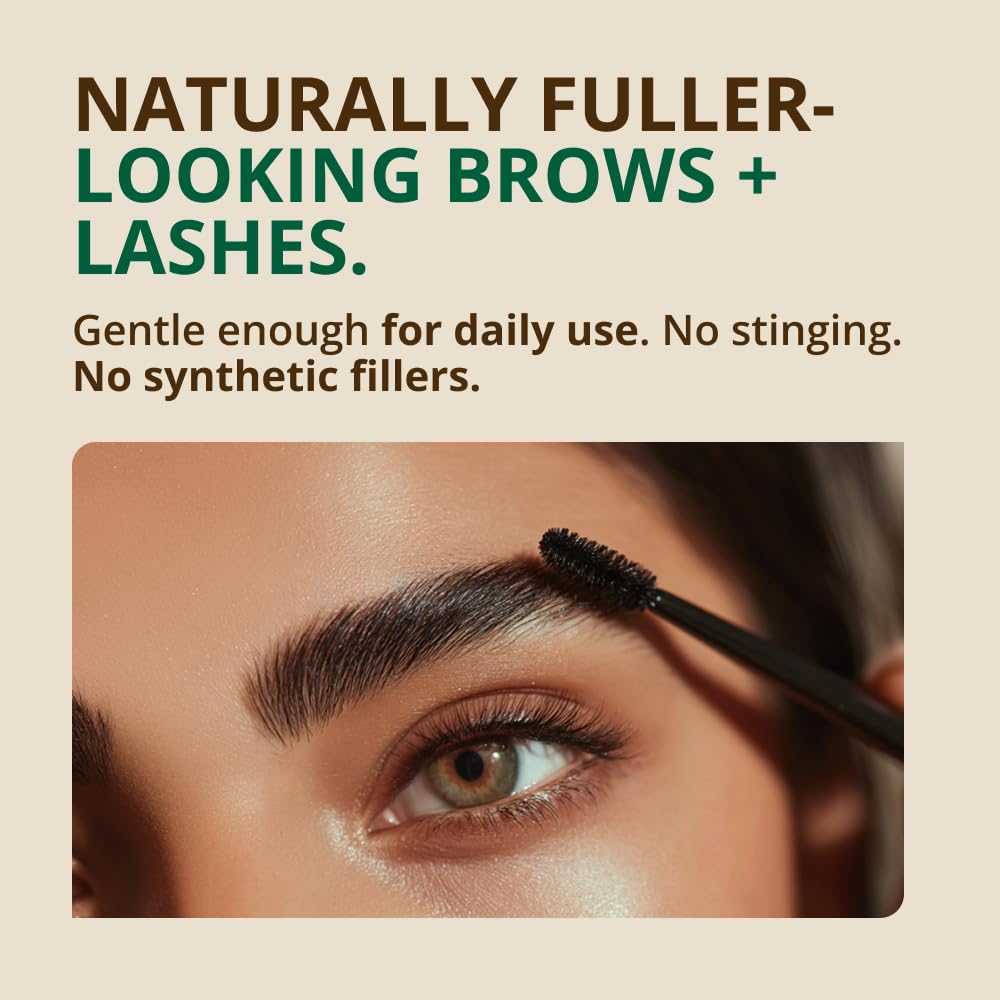 RejuveNaturals Castor Oil for lashes and brows promotes fuller appearance