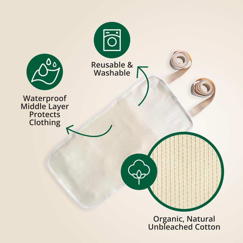 RejuveNaturals soft cotton pads - gentle surface for even oil application.