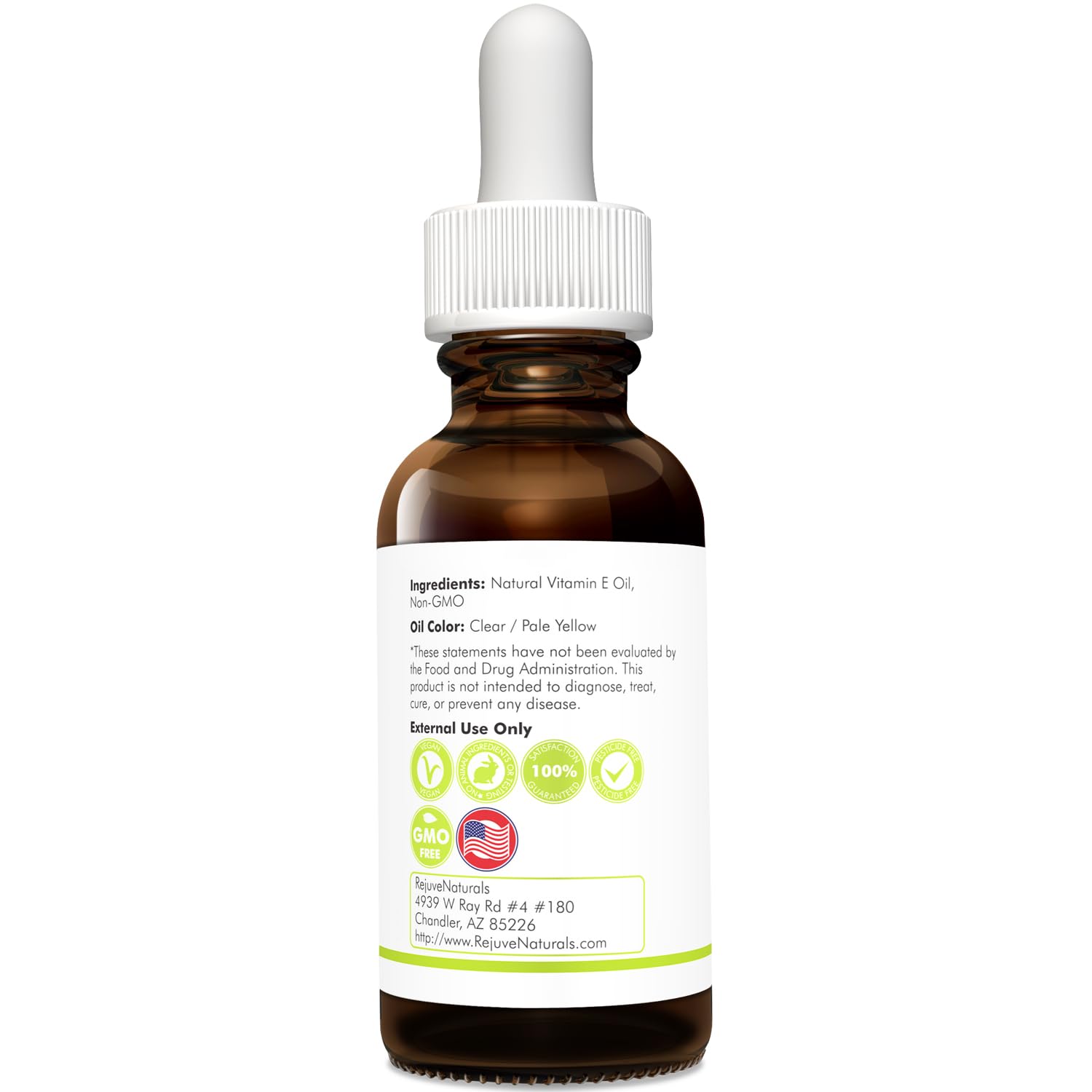 RejuveNaturals Vitamin E Oil at an at-home spa setup for self-care