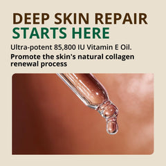 RejuveNaturals Vitamin E oil texture on skin demonstrates fast absorption and hydration.