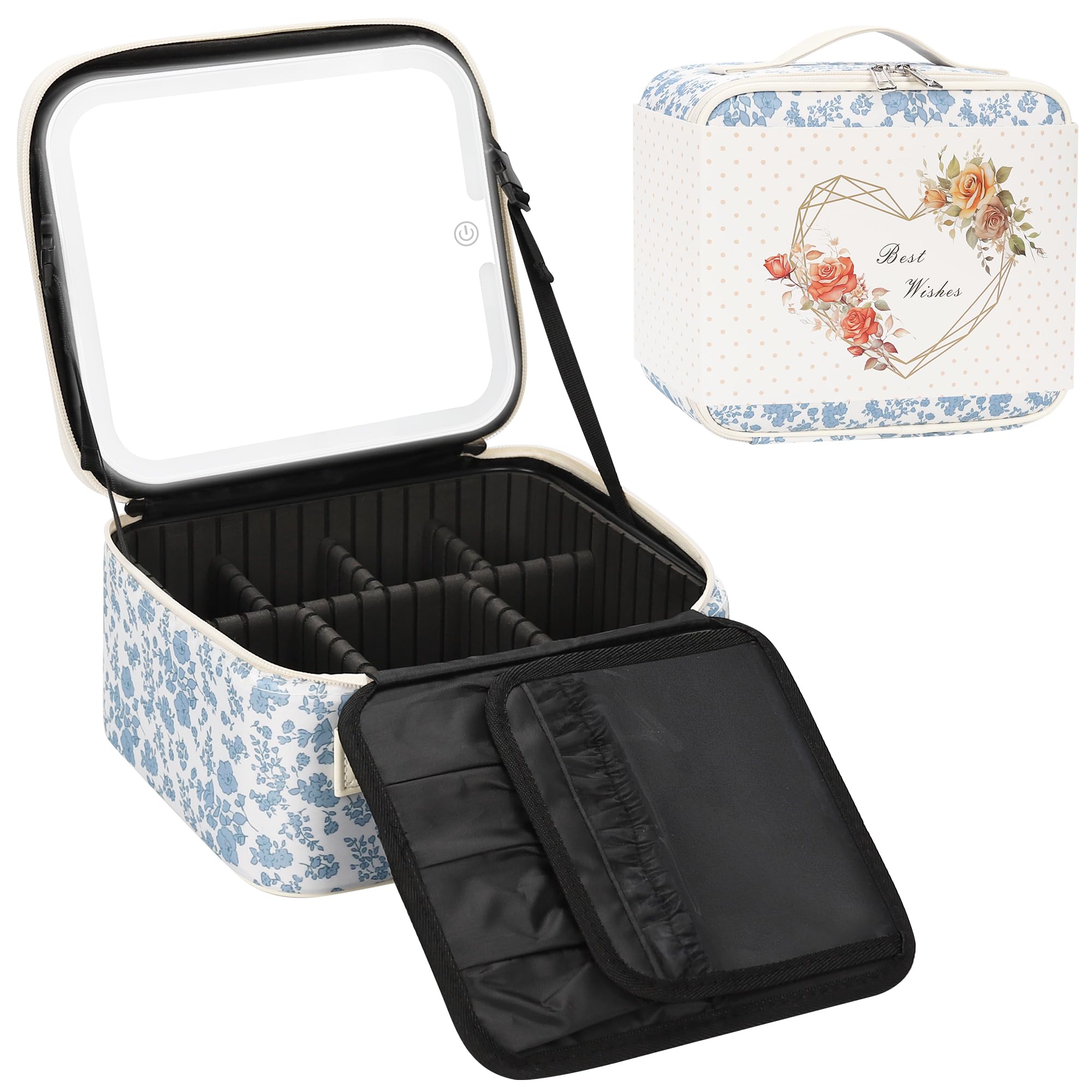 Relavel blue flower design adds style and organization