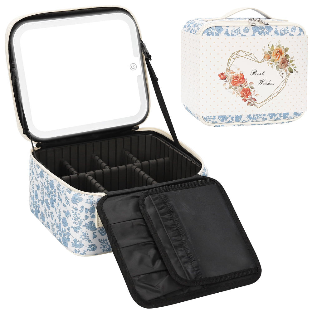 Relavel blue flower design adds style and organization