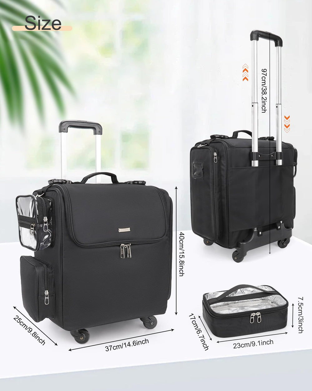 Relavel clear makeup bags duo simplify quick access to essentials.