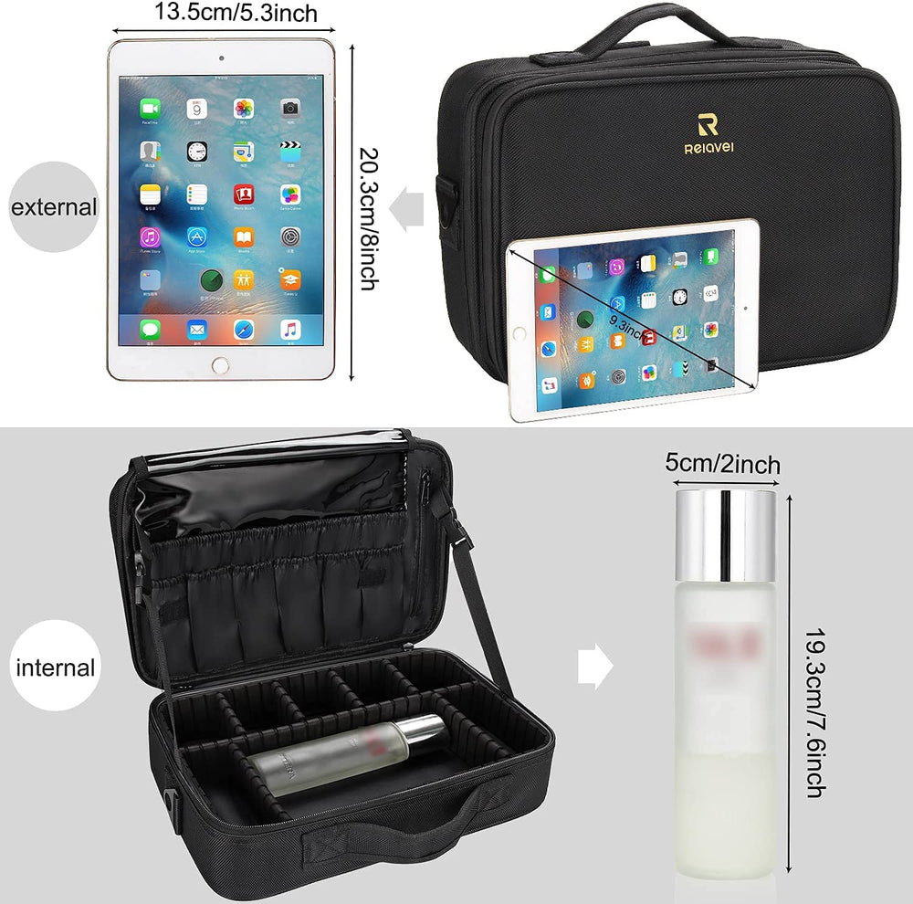 Relavel large palettes storage keeps palettes secure and accessible during travel.