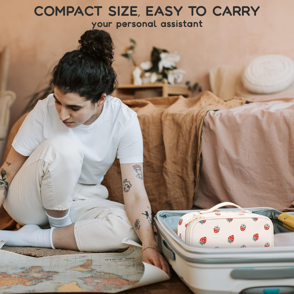 Relavel makeup bag easy-clean design dries fast after use