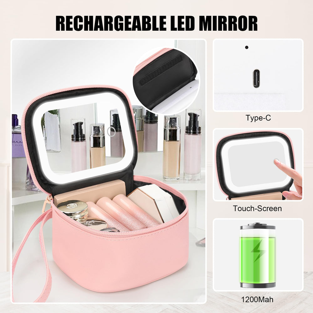 Relavel mini makeup bag rechargeable-portable powers quick touch-ups away from outlets