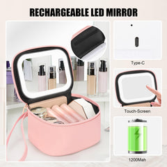 Relavel mini makeup bag rechargeable-portable powers quick touch-ups away from outlets