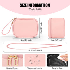 Relavel mini makeup bag three-light-modes demonstrates customizable illumination for day vs evening