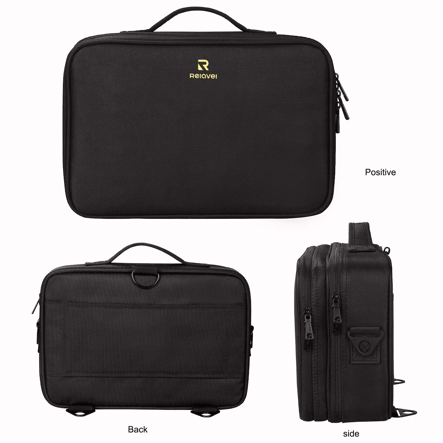 Relavel oxford fabric exterior resists wear for frequent travelers.