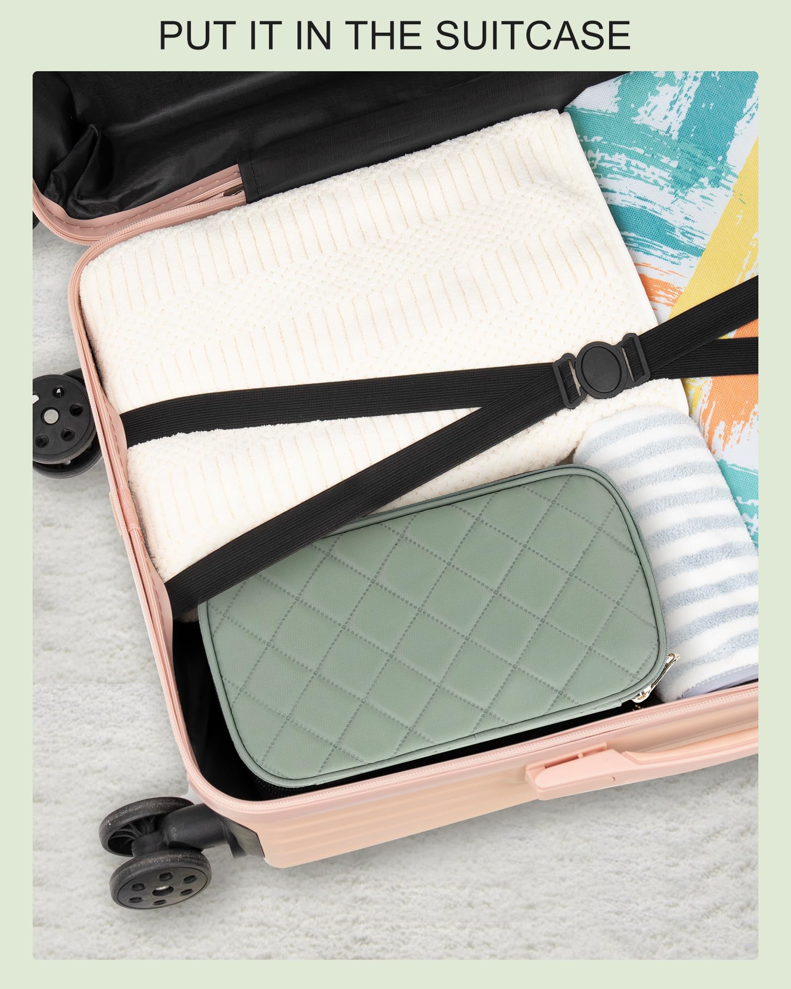 Relavel small makeup bag gift-ready design suits Christmas or birthdays