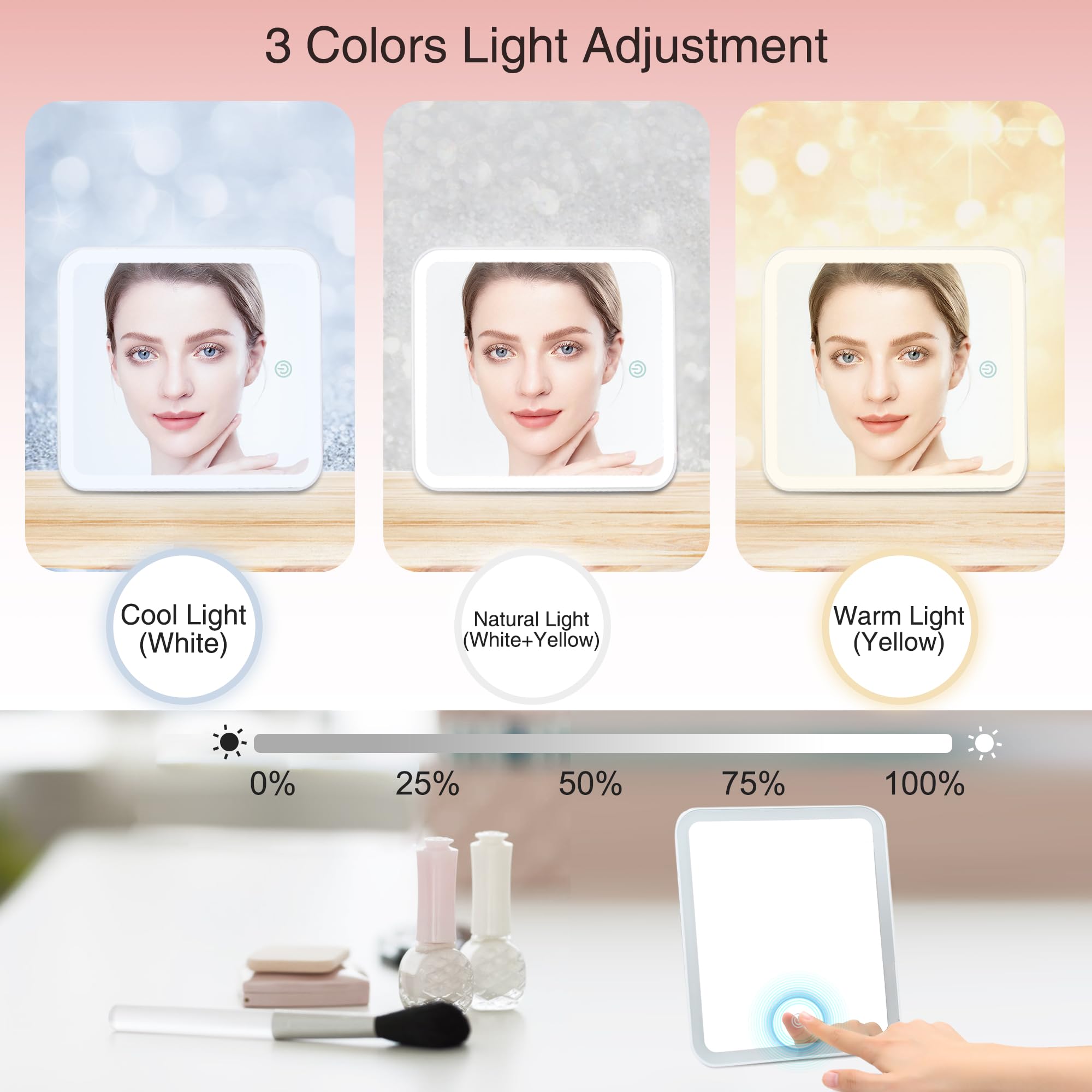 Relavel travel makeup bag detachable dividers enable customizable organization for cosmetics and tools.