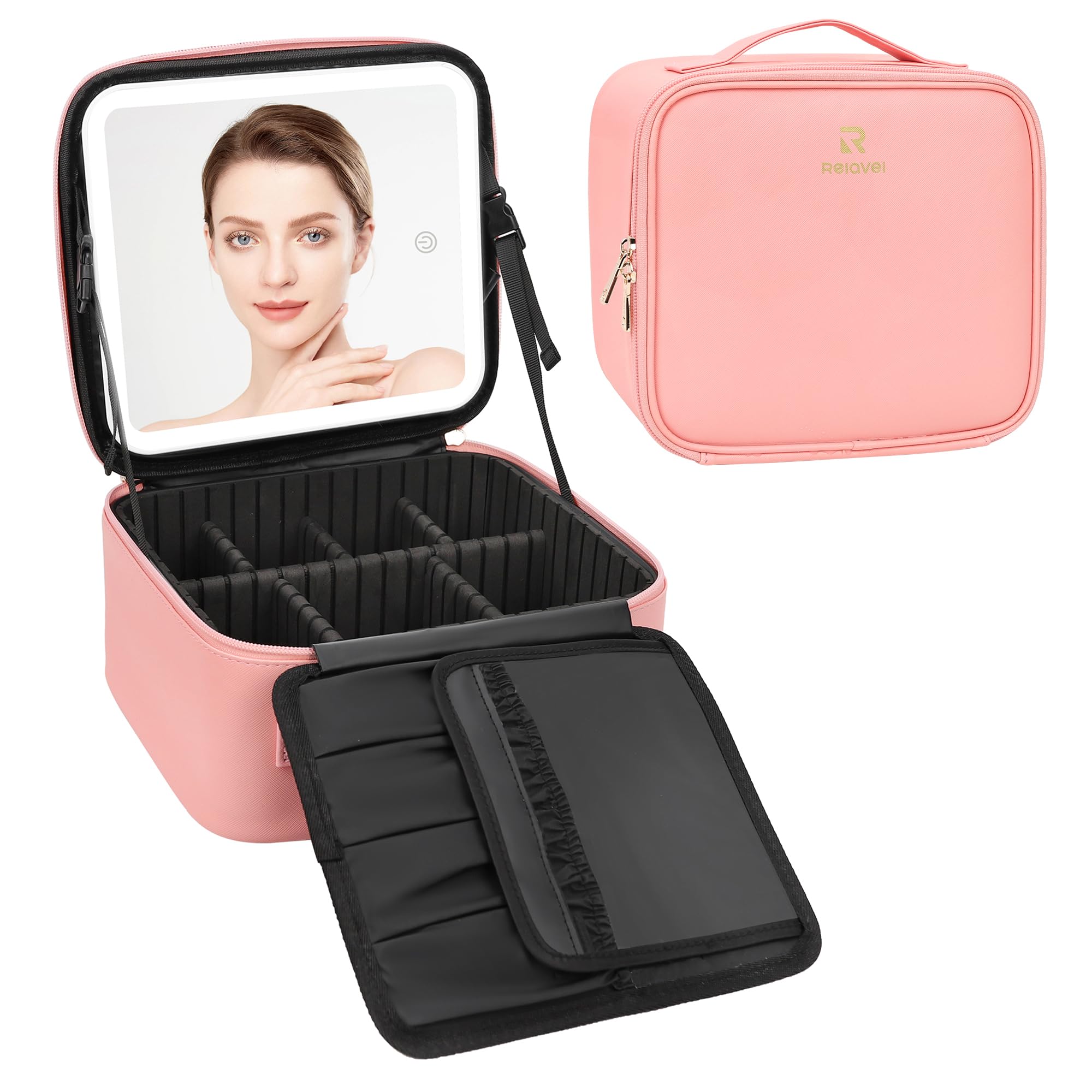 Relavel travel makeup bag gift-ready presentation suits travelers and beauty enthusiasts.